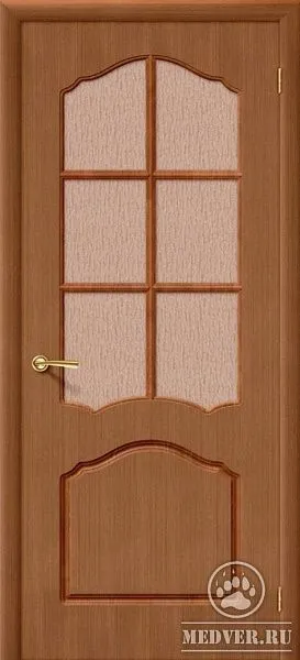 Дверь цвета орех - 14
