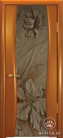 Недорогая дверь из экошпона-165