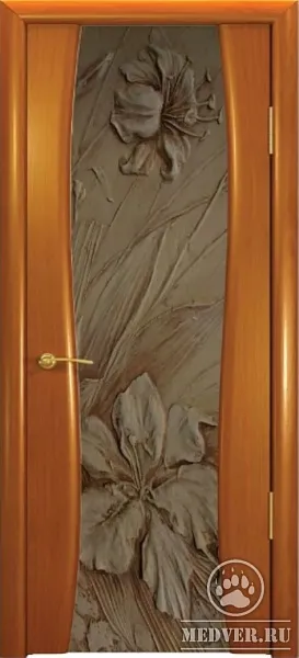 Недорогая дверь из экошпона-165