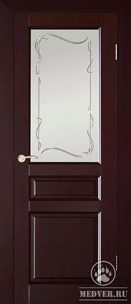 Межкомнатная дверь со стеклом 14