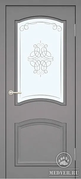Межкомнатная дверь серая - 16