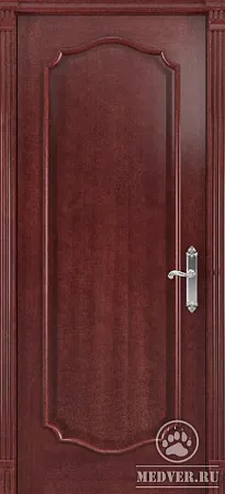 Дверь цвета красное дерево - 9