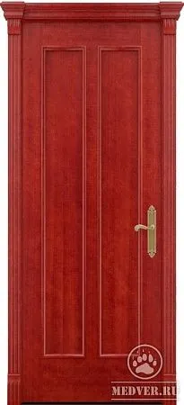 Дверь цвета красное дерево - 11