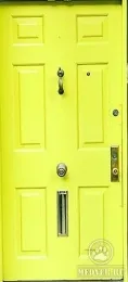 Металлическая дверь из массива сосны-166