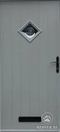 Металлическая дверь из массива сосны-138