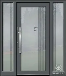 Тамбурная дверь со стеклом-52