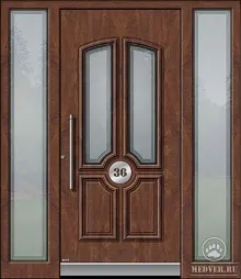 Тамбурная дверь со стеклом-57